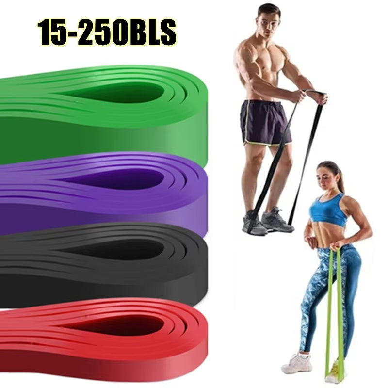5~230Lbs Fitness Resistance Band Boxing Agility Training Workout Gym Equipment Yoga Pilates Accessories Rubber Band Home Gym